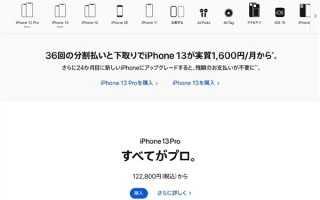 苹果官方推出36期免息分期！每月88元就能用iPhone 13、限地区