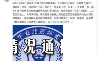 2男子将岩石推落山下公路取乐被拘 为拍视频炫耀引流量：网友吐槽行为奇葩