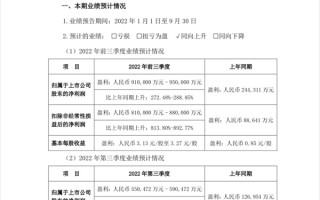 比亚迪发布前三季度业绩预告：净利润同比暴增超270%