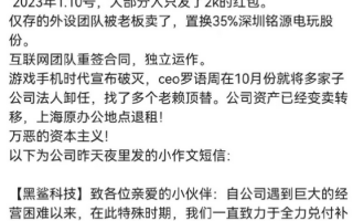 黑鲨裁员 极度腐败甚至赔不起钱：游戏手机还能苟多久？