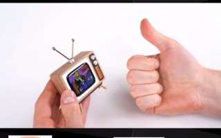 苹果手表制成！这就是世界最小的电视？网友表示不服