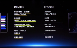 比友商便宜500元 一图看懂3299元的Redmi K60 Pro强在哪