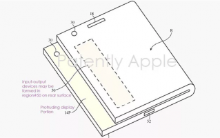 上下折叠：iPhone折叠屏原型手机专利曝光