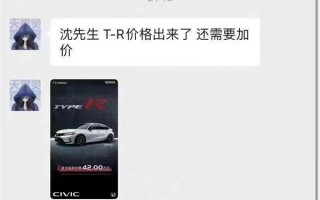 售价42万堪比宝马M240i 本田思域TYPE R被曝加价6万