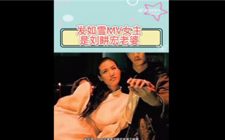 《发如雪》MV女主竟是刘畊宏老婆 还曾是环球小姐：网友直呼夫妻俩来头不小
