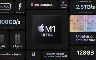 拳打Intel脚踢AMD 苹果M1 Ultra支持5路视频输出：6K 60Hz无压力