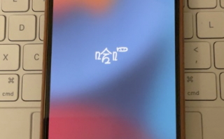 苹果 iOS 15 重新设计 iPhone 激活界面：毛玻璃 + 手写字