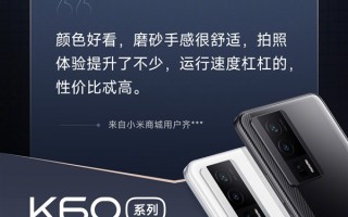 2499元起 用户真实评价Redmi K60系列：性价比太高了