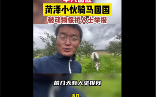 自称骑马回国的小伙道歉都是假的 为了流量被网友抵制：网红底线在哪？