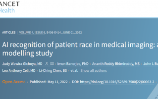《柳叶刀》：AI 诊断系统可分辨患者的种族，准确率高达 90%