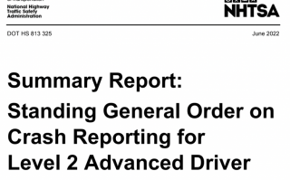 NHTSA：美国十个月内发生超 392 起 L2 自动驾驶事故，特斯拉占 70%