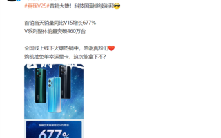 标配19GB超大运存！realme V25首销成绩公布：同比增长677%