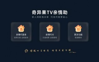 奇异果 TV 上线“亲情助”功能：儿女可远程为父母付款和管理账户