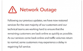 加拿大最大运营商 Rogers 发生重大网络故障导致全国性断网一整天，现已恢复服务