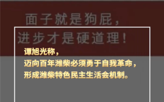 潍柴董事长激情发言：面子就是GP、进步才是硬道理