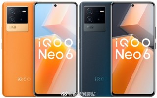 骁龙8跑分破百万！iQOO Neo6官方渲染图首曝：大矩阵镜组吸睛