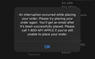 部分用户在预购 iPhone 13 系列时使用 Apple Card 信用卡遇到问题