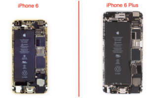 iPhone 6/6 Plus拆解对比:内部构造不同