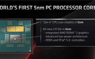 AMD也淘汰14nm 锐龙7000 IO核心升级6nm：首次集成RDNA2核显