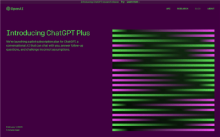 当下最火AI应用：OpenAI推出ChatGPT Plus订阅服务